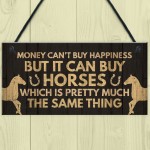 Novelty Horse Accessories Gifts For Girls Women Stable Door Sign