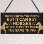 Novelty Horse Accessories Gifts For Girls Women Stable Door Sign