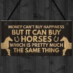 Novelty Horse Accessories Gifts For Girls Women Stable Door Sign