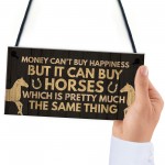 Novelty Horse Accessories Gifts For Girls Women Stable Door Sign