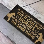 Novelty Horse Accessories Gifts For Girls Women Stable Door Sign