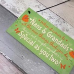 Gifts For NAN And GRANDAD Hanging Plaque Thank You Gift Keespake