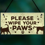 Animals Welcome Sign Hanging Plaque Dog Signs For Home Sign