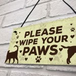 Animals Welcome Sign Hanging Plaque Dog Signs For Home Sign