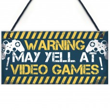 Gaming Door Sign Funny Gaming Gifts Novelty Birthday Gift Idea