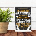 Funny Bar Signs And Plaques Home Bar Pub Novelty Standing Plaque