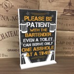 Funny Bar Signs And Plaques Home Bar Pub Novelty Standing Plaque
