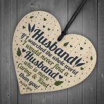 Husband Birthday Gifts From Wife Wood Heart Anniversary Gift