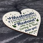 Husband Birthday Gifts From Wife Wood Heart Anniversary Gift