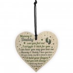 Mum To Be Dad To Be Gift Heart Baby Keepsake Gift From Bump