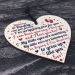 New Mum And Dad Gifts Wooden Heart Baby Shower Gifts For Mum