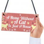 Cat Signs For Home Funny Cat Gift For Cat Lovers Novelty Decor