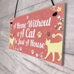 Cat Signs For Home Funny Cat Gift For Cat Lovers Novelty Decor