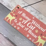 Cat Signs For Home Funny Cat Gift For Cat Lovers Novelty Decor