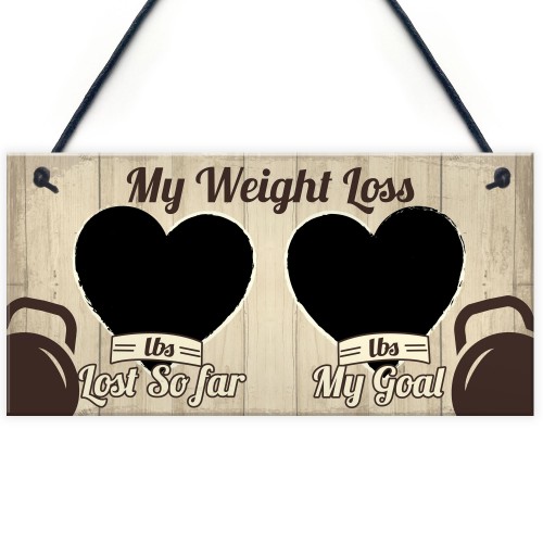 Weight Loss Countdown Chalkboard Sign Weight Watcher Slimming