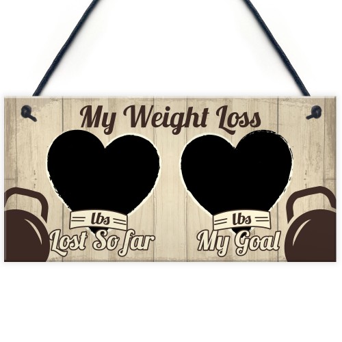 Weight Loss Countdown Chalkboard Sign Weight Watcher Slimming