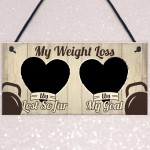 Weight Loss Countdown Chalkboard Sign Weight Watcher Slimming