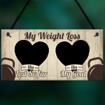 Weight Loss Countdown Chalkboard Sign Weight Watcher Slimming