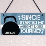 Weight Loss Journey Tracker Chalkboard Sign Weight Watchers Gift