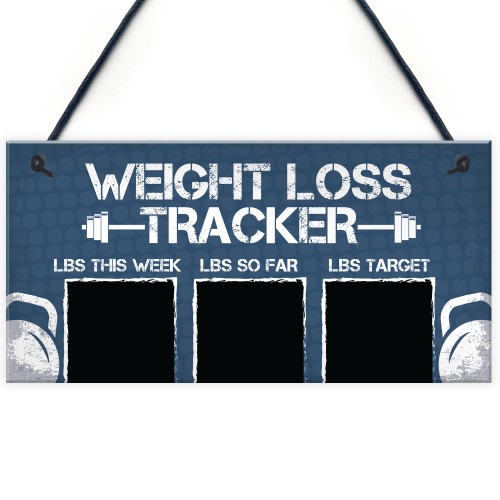 Chalkboard Weight Loss Countdown Tracker Sign Weight Watchers