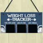 Chalkboard Weight Loss Countdown Tracker Sign Weight Watchers