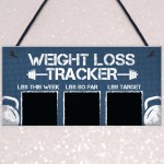 Chalkboard Weight Loss Countdown Tracker Sign Weight Watchers