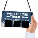 Chalkboard Weight Loss Countdown Tracker Sign Weight Watchers