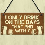Novelty Bar Sign For Home Bar Funny Alcohol Gift Bar Pub Decor