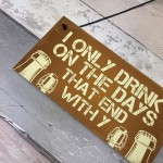 Novelty Bar Sign For Home Bar Funny Alcohol Gift Bar Pub Decor