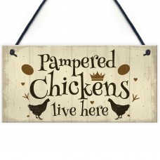 Chicken Coop Sign Outdoor Garden Plaque Hanging Door Wall Sign