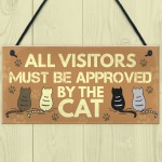 Cat Sign For Home Funny Hanging Plaque Funny Pet Sign Gift