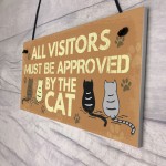 Cat Sign For Home Funny Hanging Plaque Funny Pet Sign Gift