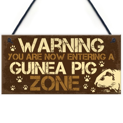 Beware Of The Guinea Pig Sign For Guinea Pig Lovers Pet Alert