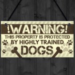 Beware Of The Dog Gate Sign Do Not Enter Dog Plaque Dog Sign