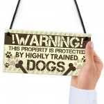 Beware Of The Dog Gate Sign Do Not Enter Dog Plaque Dog Sign