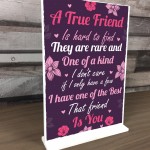 FRIENDSHIP Plaques Friendship Gift For Women Standing Sign 