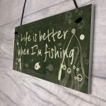 Funny Fishing Fisherman Sign Garden Shed Man Cave Plaque Gift