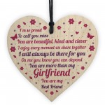 Girlfriend And Boyfriend Relationship Gifts Wood Heart Keepsake