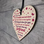 Girlfriend And Boyfriend Relationship Gifts Wood Heart Keepsake