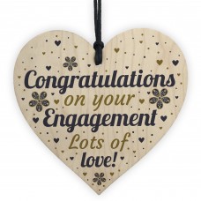 Engagement Gifts Card Wood Heart Wedding Gifts Party Decorations