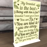 THANK YOU GIFT For Grandad Standing Plaque Birthday Gifts