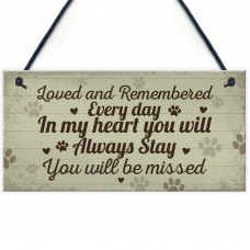 Hanging Pet Memorials Cat Plaque Pet Memorials Dog Remembrance