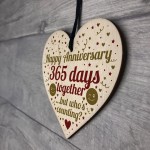 1st Anniversary Gift For Boyfriend Girlfriend Heart Wife