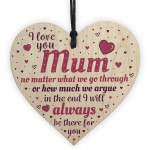 MOTHERS DAY Gift Mum Gifts From Daughter Son Wooden Heart 