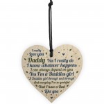 Daddies Girl Gift Heart Birthday FATHERS DAY Gift For Daddy Dad
