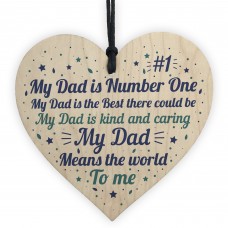 FATHERS DAY Gift For Daddy Dad Heart Daddies Girl Gift Birthday 