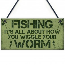 Gone Fishing Sign Plaque Funny Fishing Gifts For Men Man Cave