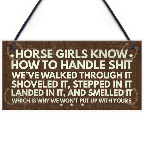 Horse Signs Funny Plaque Horse Sign For Bedroom Signs Gifts