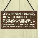Horse Signs Funny Plaque Horse Sign For Bedroom Signs Gifts