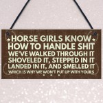 Horse Signs Funny Plaque Horse Sign For Bedroom Signs Gifts